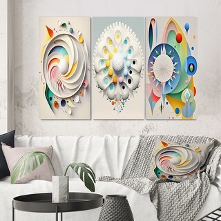 Designart "Metamorphosis Geometry Of Awakening II" Modern Geometric